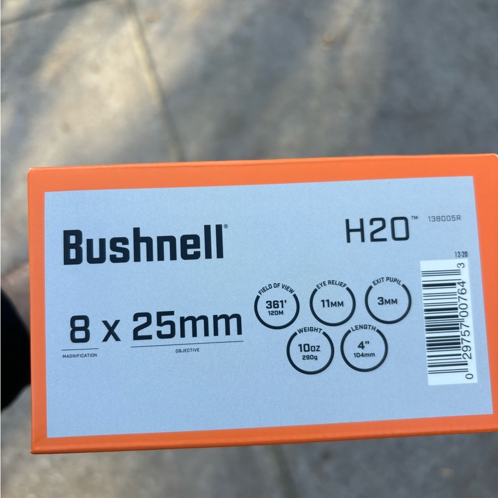 Bushnell H20 Waterproof 8x 25mm Binoculars - Picture 2 of 4